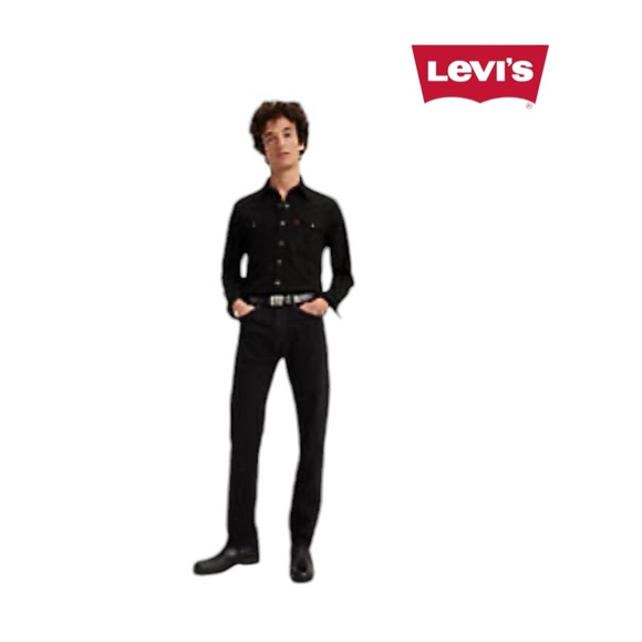 Levi’s EUC Men’s 505 Black Jeans W38 L34 - Picture 7 of 7